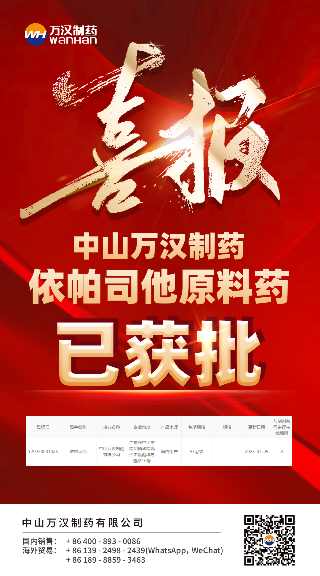 依帕司他喜報(bào)